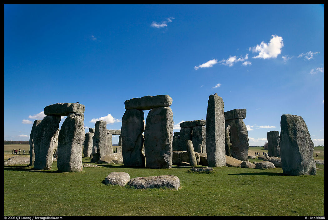 Circle with stone lintels, Stonehenge, Salisbury. England, United Kingdom
