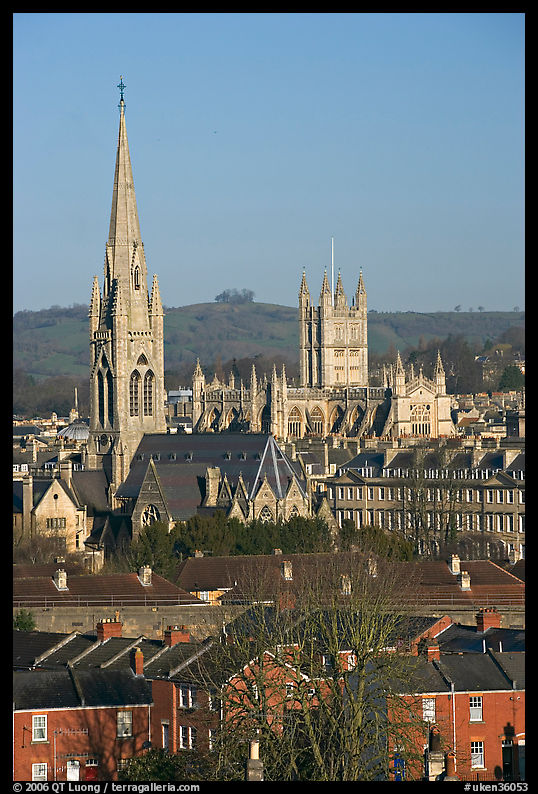 Church and Abbey. Bath, Somerset, England, United Kingdom