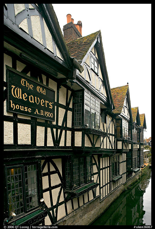 Old Weavers house dating from 1500. Canterbury,  Kent, England, United Kingdom