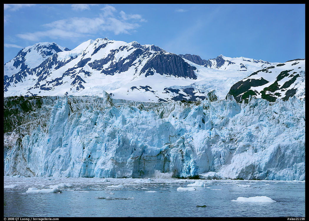 Front of Surprise Glacier. Prince William Sound, Alaska, USA