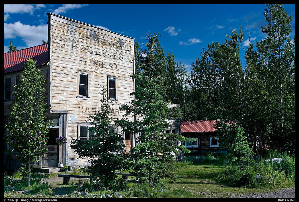 Old hardware store bulding. McCarthy, USA