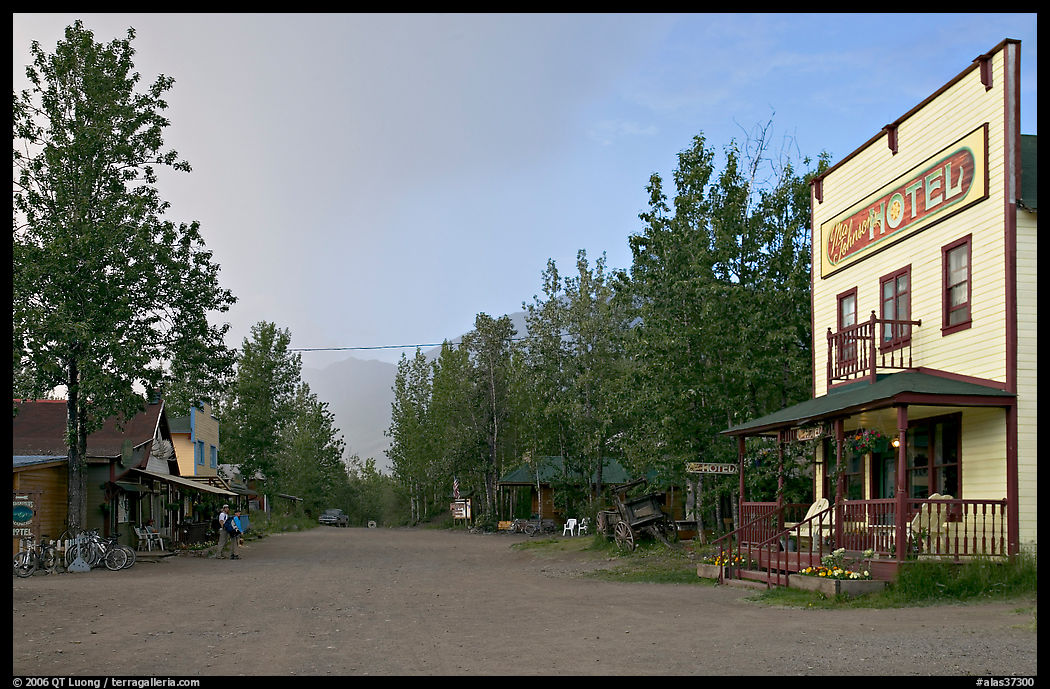 Main street. McCarthy, USA