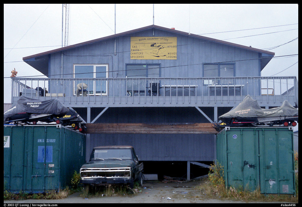 Bush store in Kiana. North Western Alaska, USA