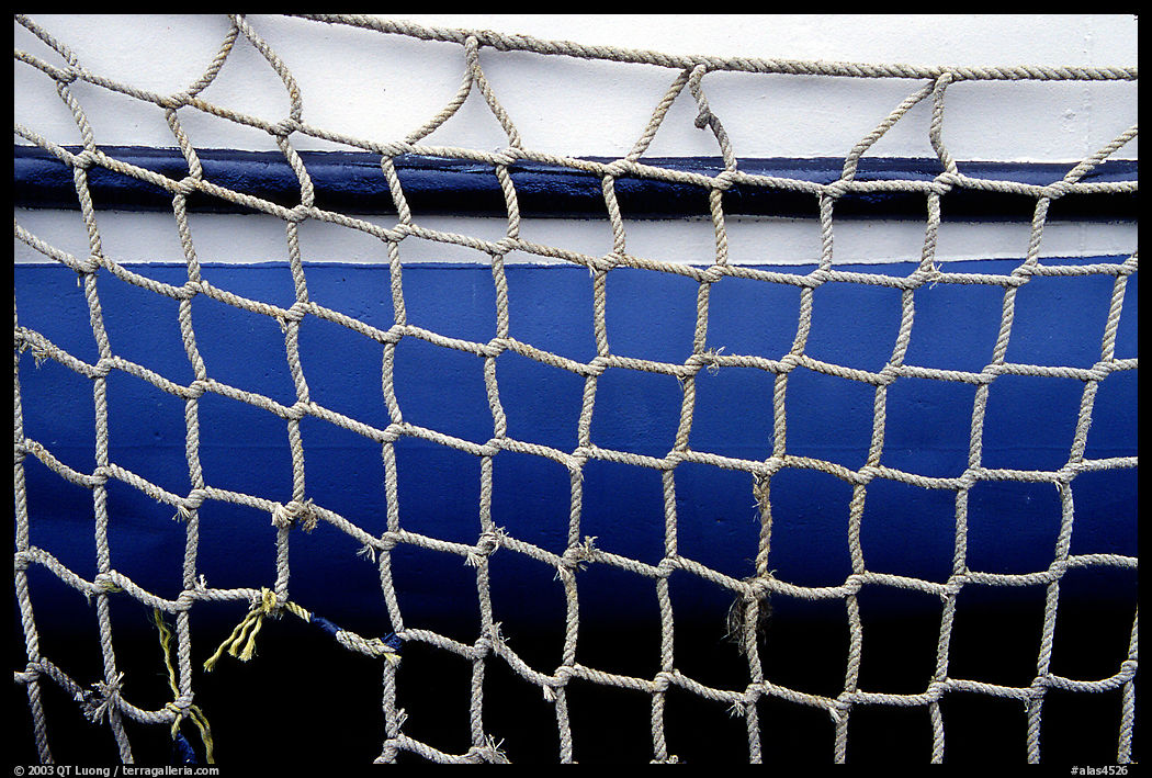 Fishing nets. Homer, Kenai Peninsula, Alaska, USA