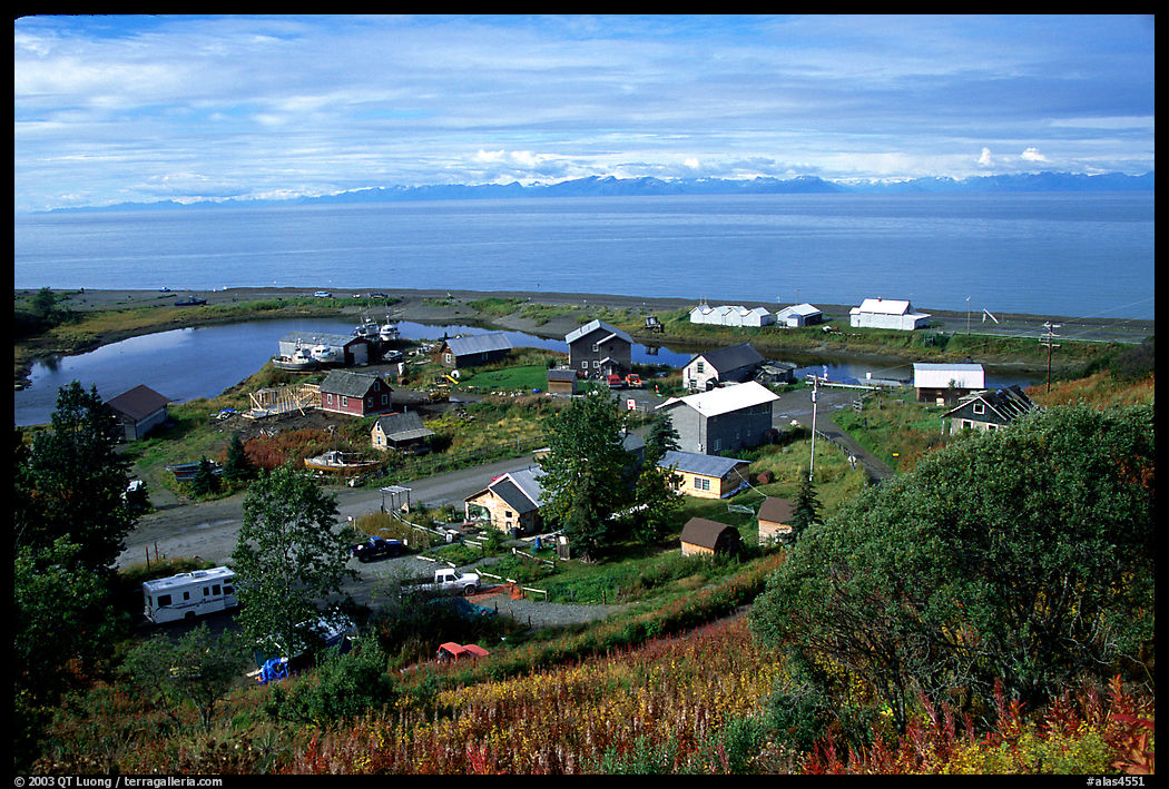Old village. Ninilchik, Kenai Peninsula, Alaska, USA