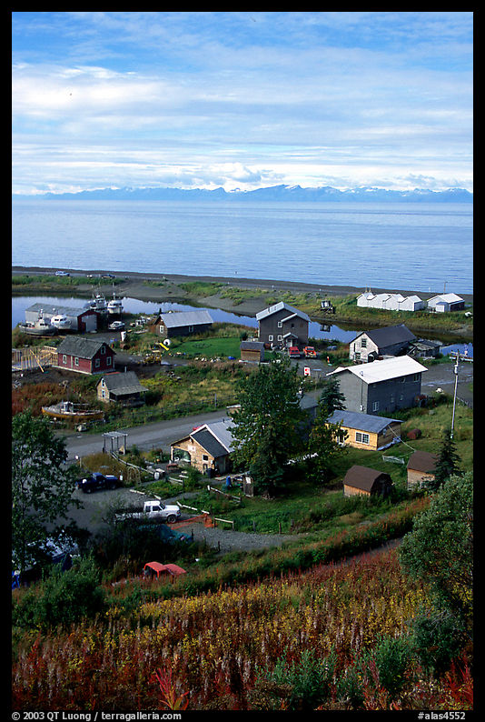 Old village. Ninilchik, Kenai Peninsula, Alaska, USA
