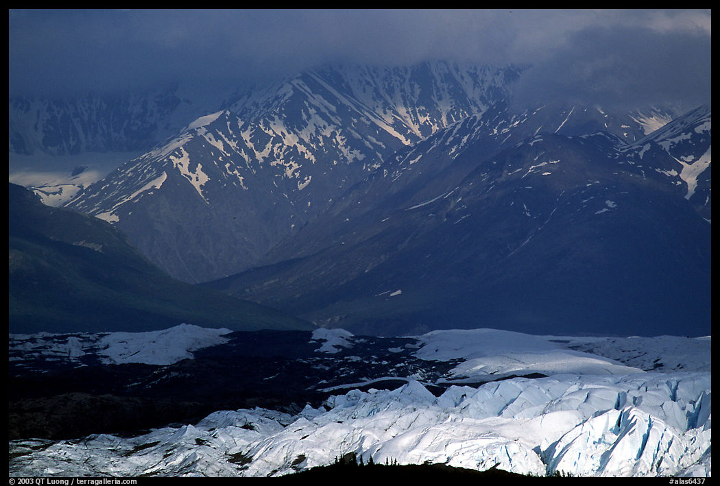 Matanuska Glacier. Glenn Highway, Central Alaska, USA