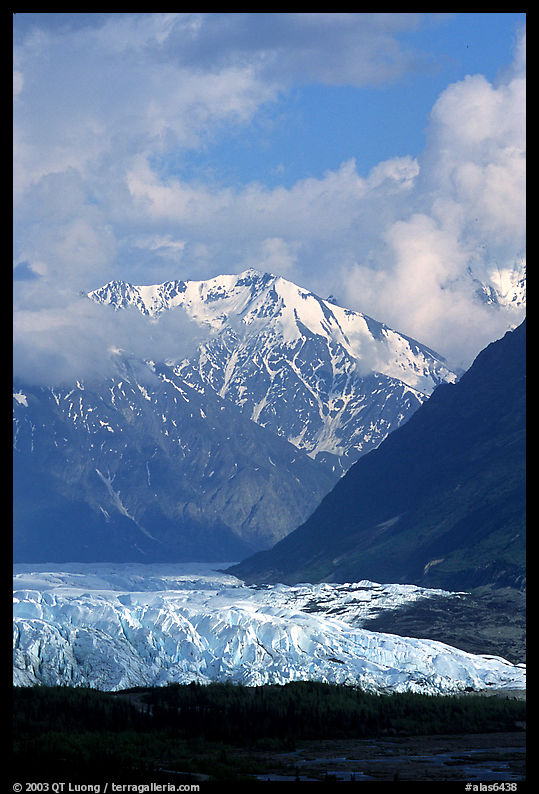 Matanuska Glacier. Glenn Highway, Central Alaska, USA