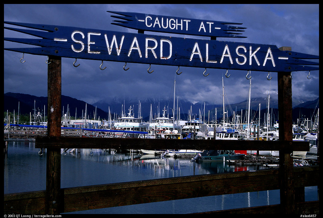 Seward harbor. Seward, Kenai Peninsula, Alaska, USA