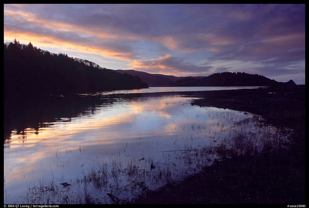 Humbolt Lagoon, sunrise. California, USA