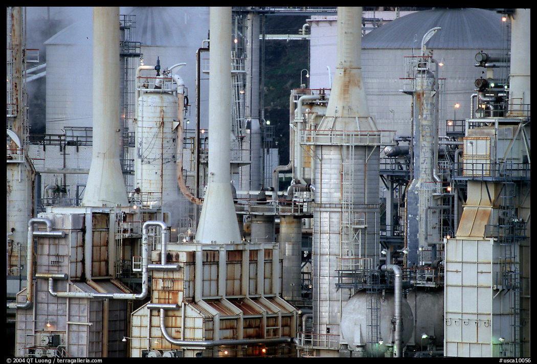Refinery detail, Rodeo. SF Bay area, California, USA