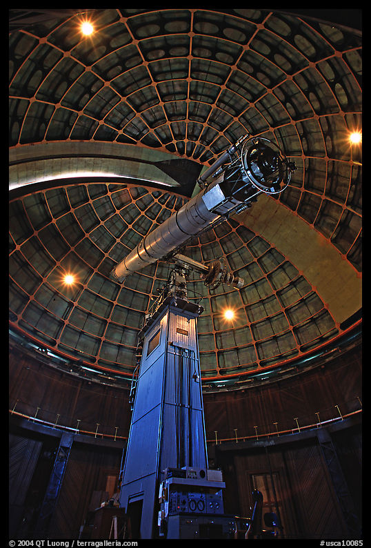 Telescope and Dome, Lick Observatory. San Jose, California, USA