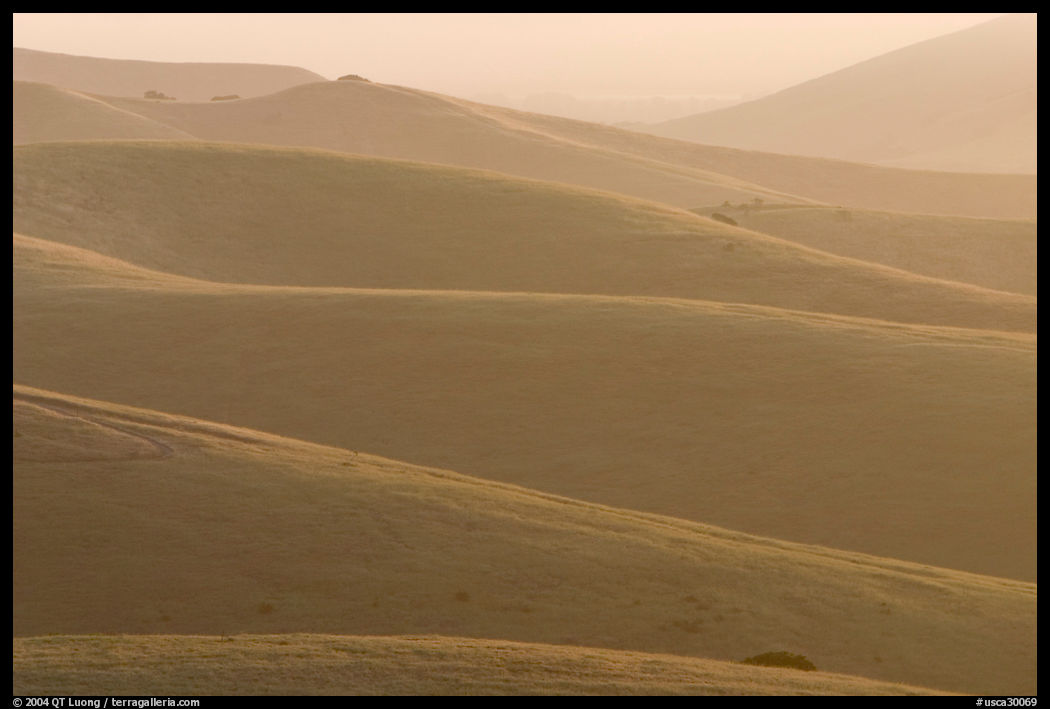 Ridglines , sunrise. California, USA