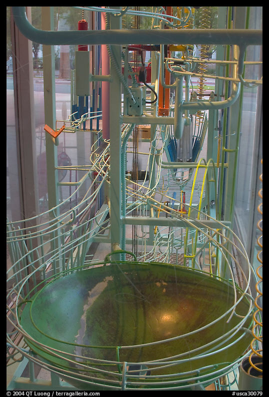 Hi-tech art installation, Tech Museum. San Jose, California, USA
