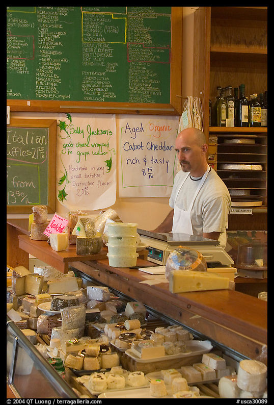 The Cheese Board, famous cheese cooperative, Berkeley. Berkeley, California, USA