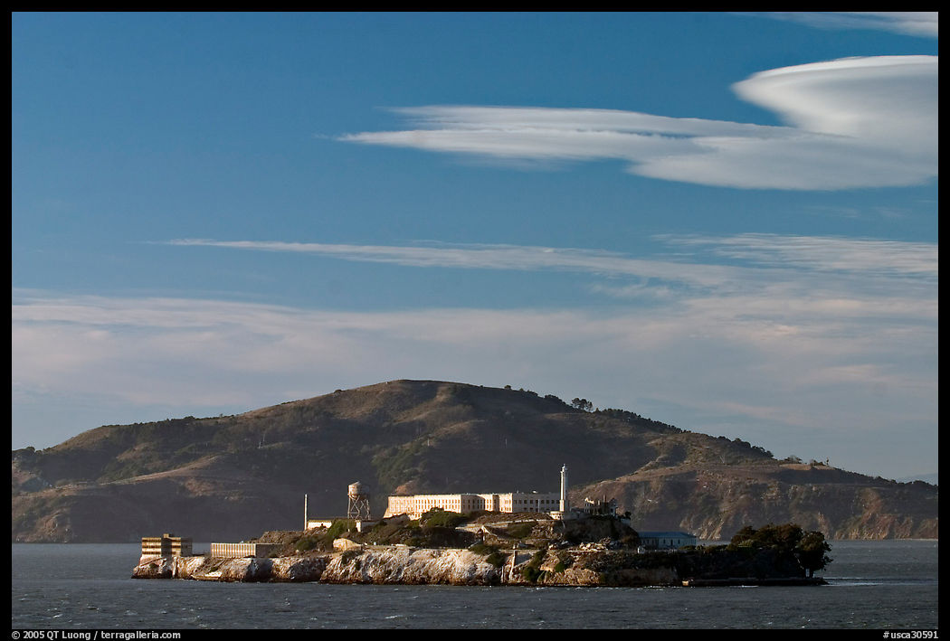 Alcatraz Island, late afternoon. San Francisco, California, USA