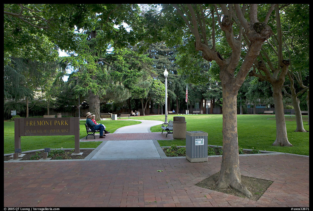 Freemont Park. Menlo Park, SF Bay area, California, USA