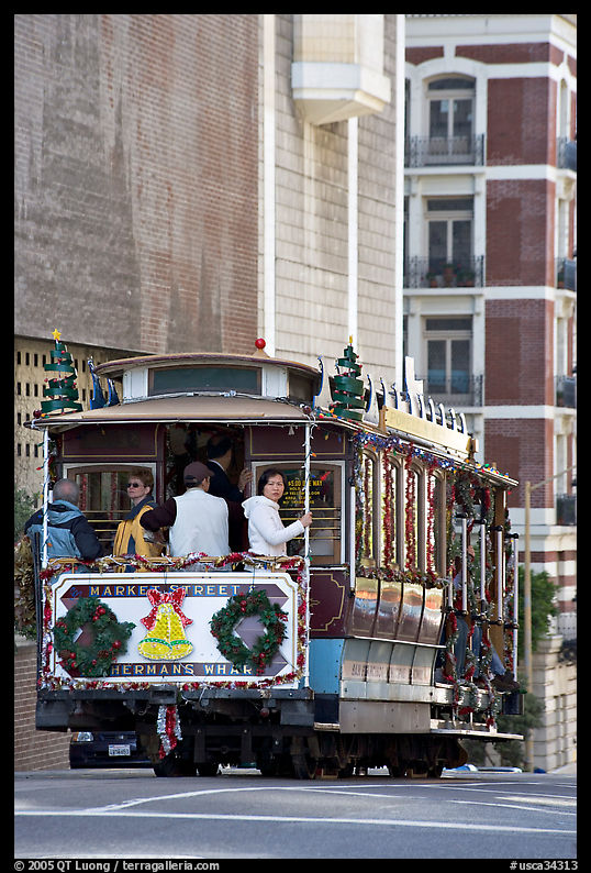Cable-car. San Francisco, California, USA