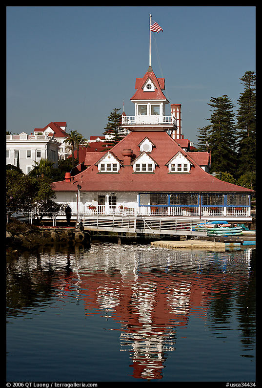 Boathouse restaurant, Coronado. San Diego, California, USA