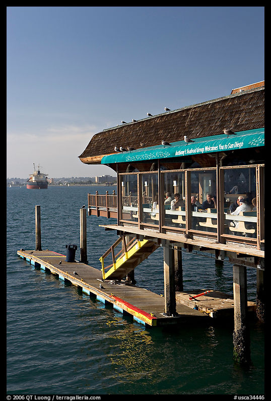 Antony seafood restaurant. San Diego, California, USA