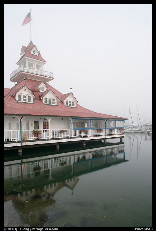 Historic Coronado Boathouse. San Diego, California, USA