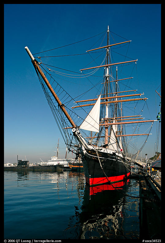 Star of India, the world's oldest active ship, Maritime Museum. San Diego, California, USA