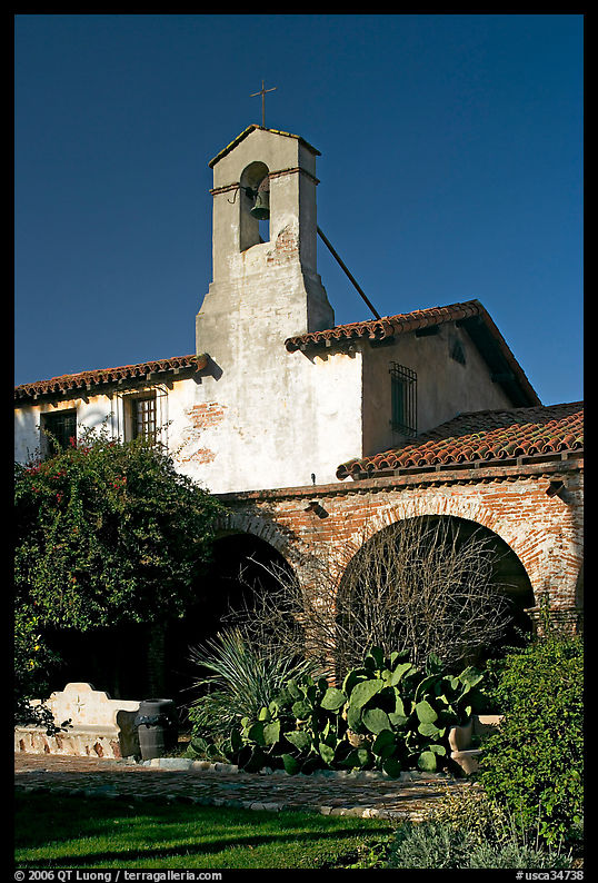 Bell tower. San Juan Capistrano, Orange County, California, USA