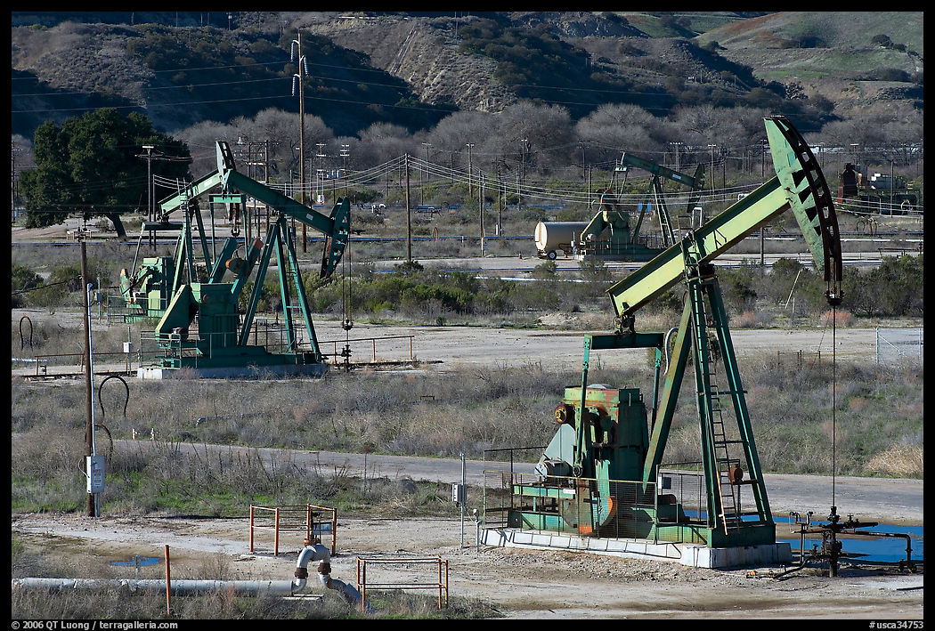 Oil field. California, USA