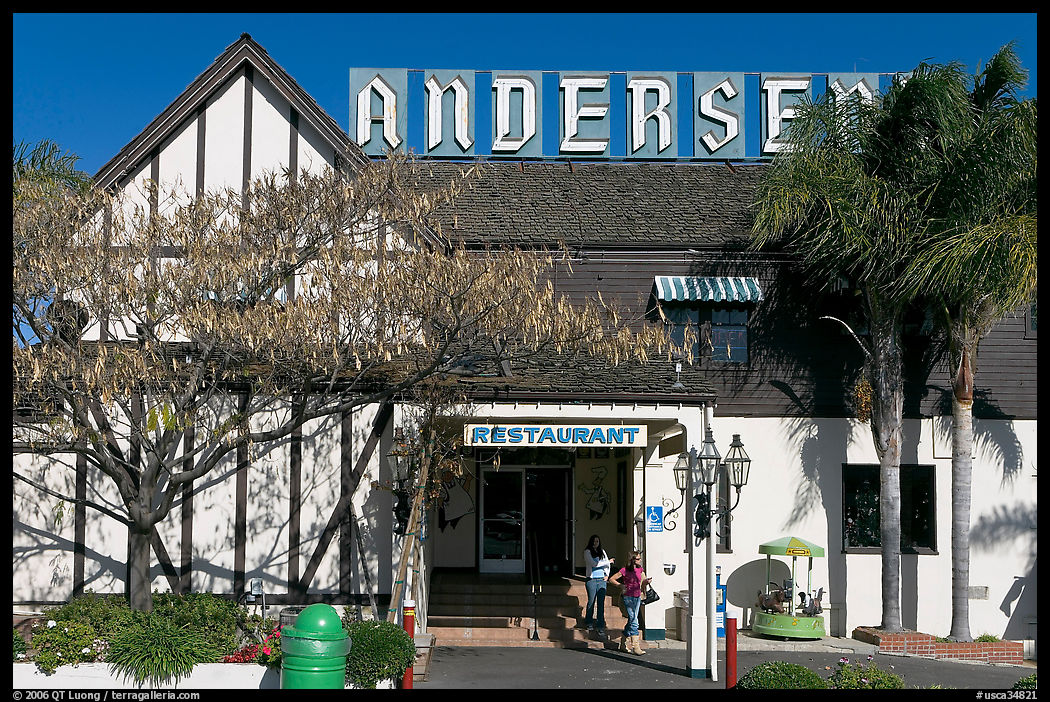 The original Andersen pea soup restaurant. California, USA