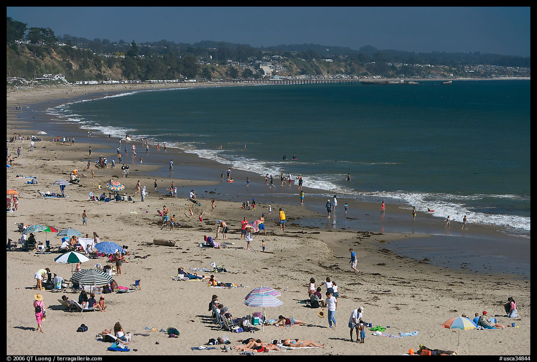 New Brighton State Beach, Capitola, afternoon. California, USA
