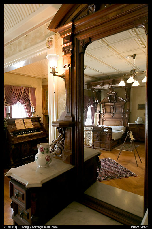 Last room of Sarah Winchester. Winchester Mystery House, San Jose, California, USA