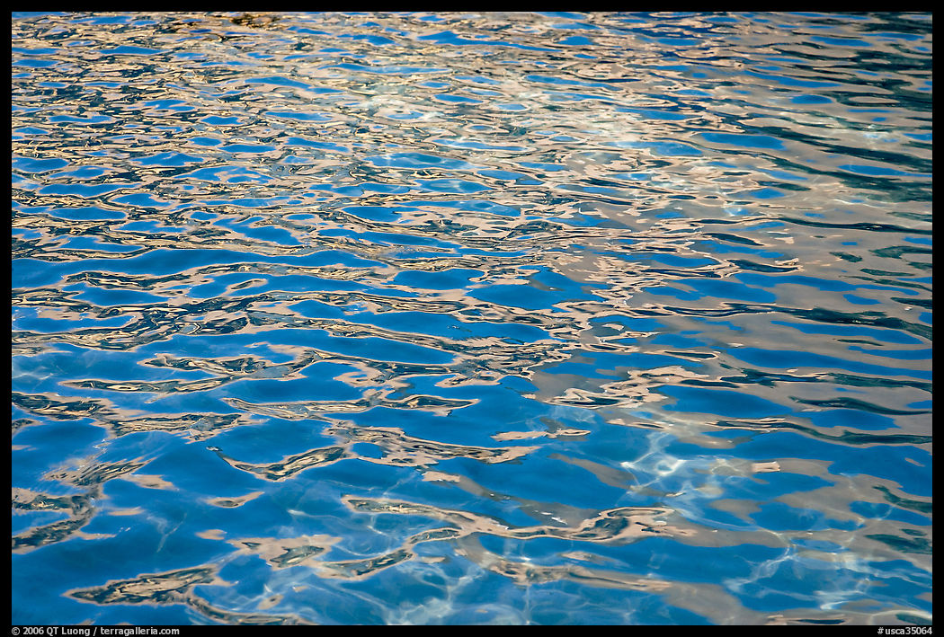 Basin and reflections. San Jose, California, USA
