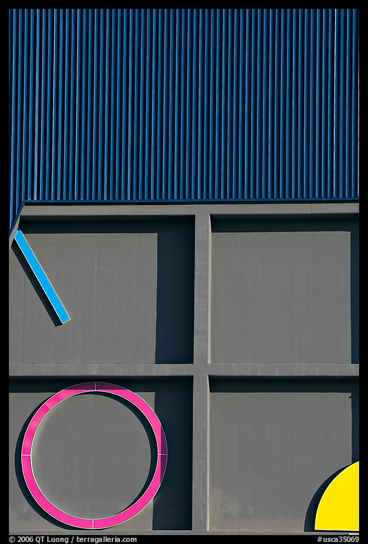 San Jose Rep building detail. San Jose, California, USA