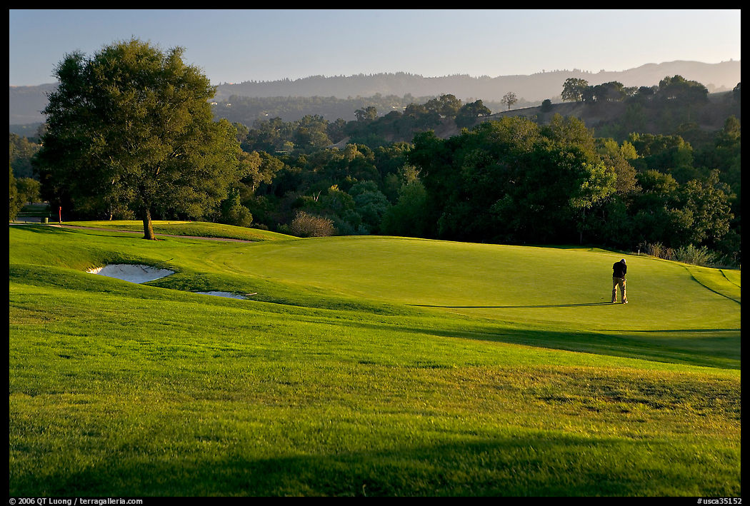 Stanford Golf Course. Stanford University, SF Bay area, California, USA