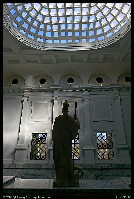 Main hall inside Cantor Center. Stanford University, SF Bay area, California, USA