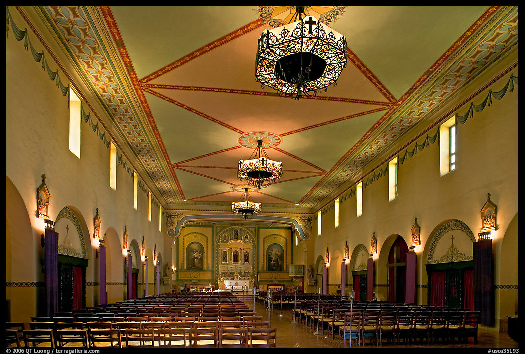 Chapel, Mission Santa Clara de Asis, Santa Clara University, Santa Clara. SF Bay area, California, USA
