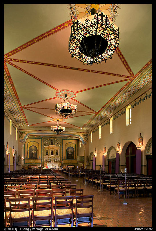 Chapel, historic Mission Santa Clara de Asis, Santa Clara. SF Bay area, California, USA
