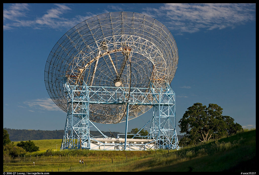Astronomical Antenna known as The Dish. Stanford University, SF Bay area, California, USA