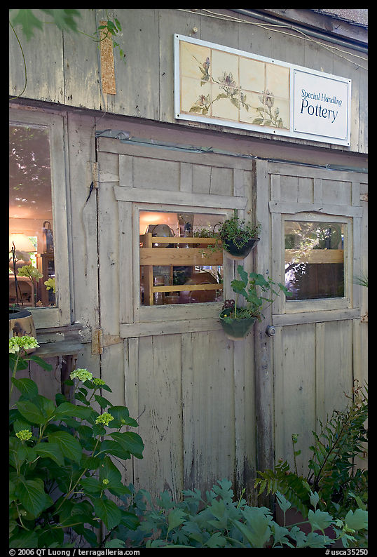 Pottery studio, Allied Arts Guild. Menlo Park, SF Bay area, California, USA