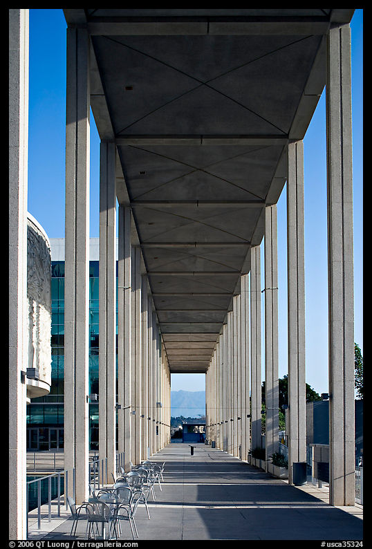 Gallery in the Music Center. Los Angeles, California, USA