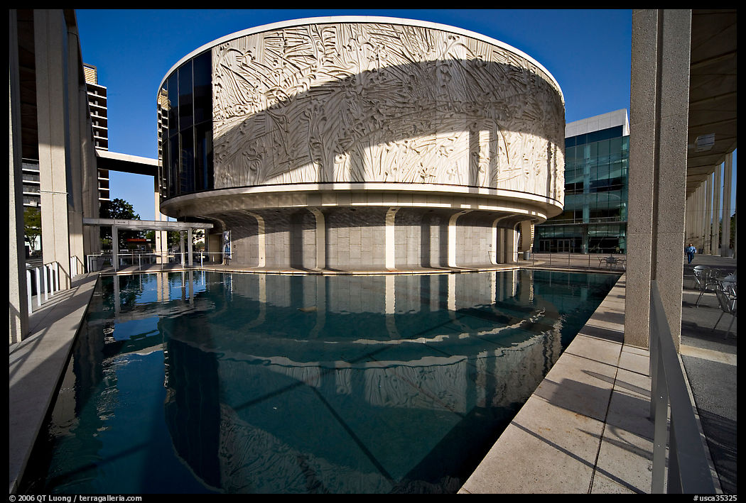 Pavilion in the Music Center. Los Angeles, California, USA