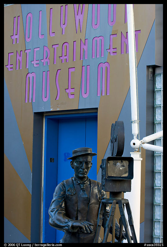 Entrance of the Hollywood Entertainment Museum. Hollywood, Los Angeles, California, USA
