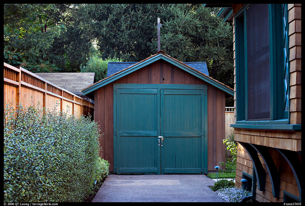Garage where Hewlett-Packard started. Palo Alto, SF Bay area, California, USA
