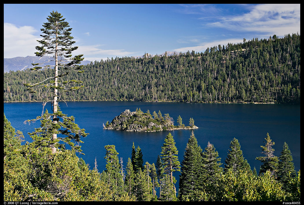 Fannette Island, Emerald Bay, California. USA