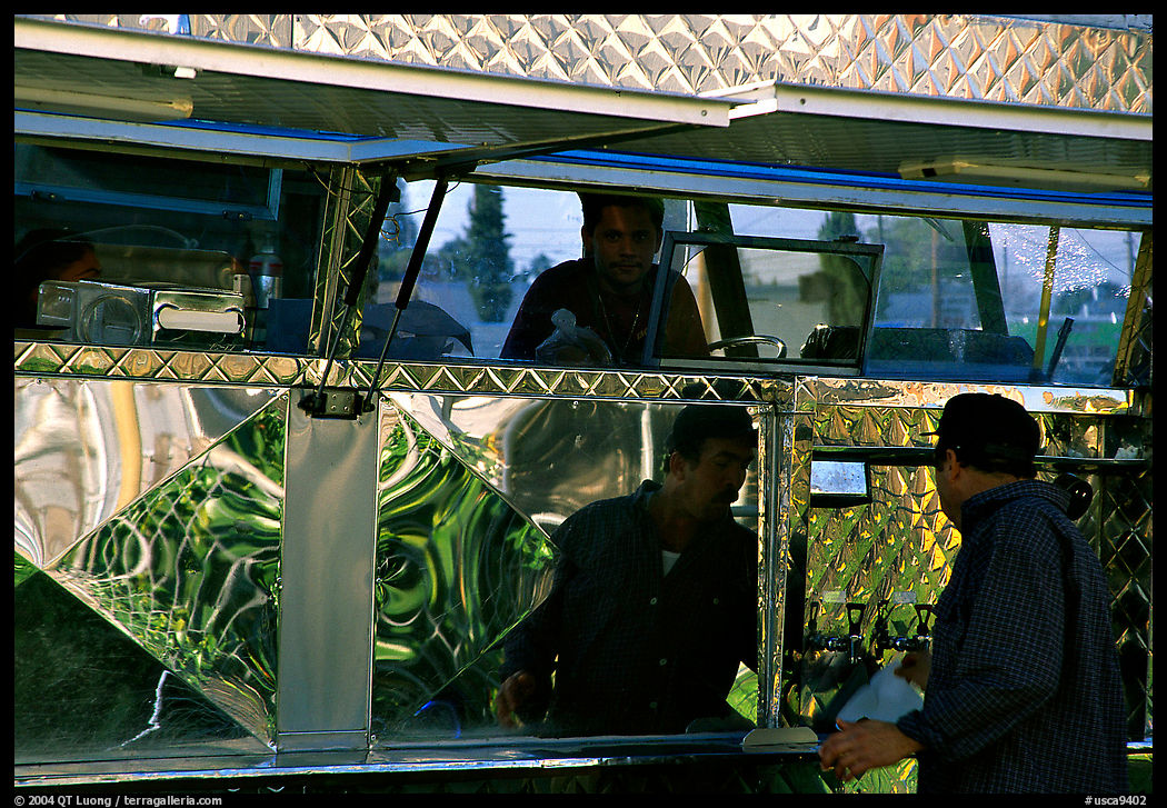 Taco Van. Redwood City, SF Bay area, California, USA