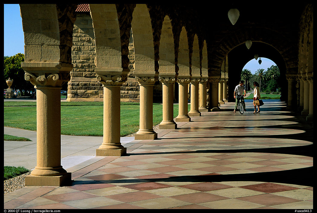 Mauresque style architecture. Stanford University, SF Bay area, California, USA