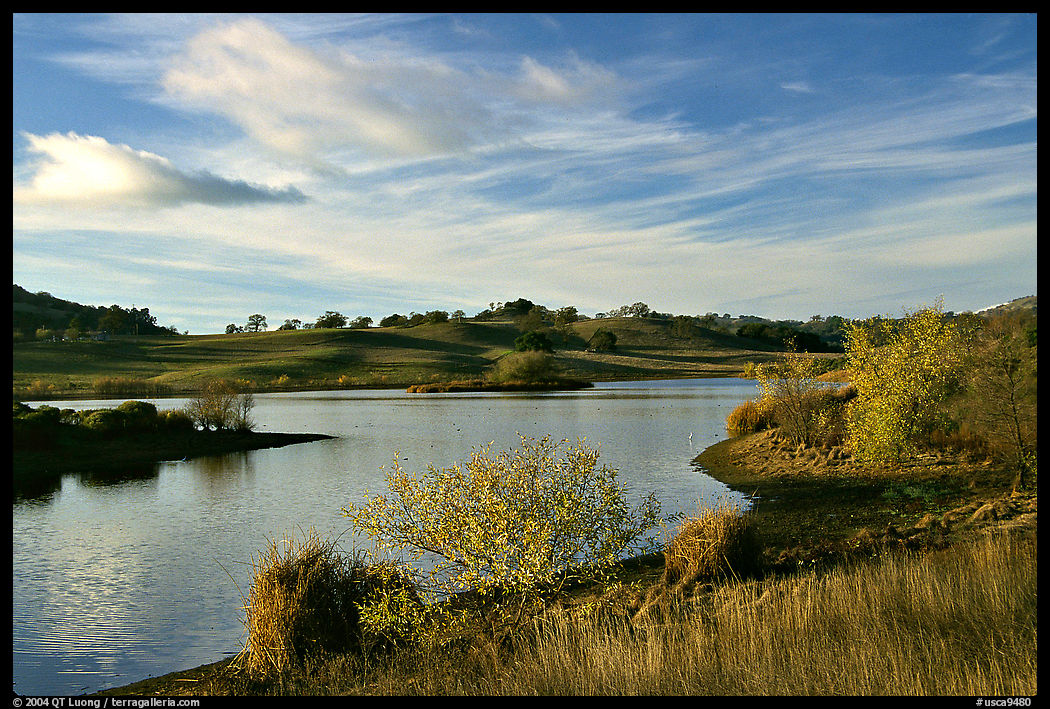 Reservoir, Joseph Grant County Park. San Jose, California, USA