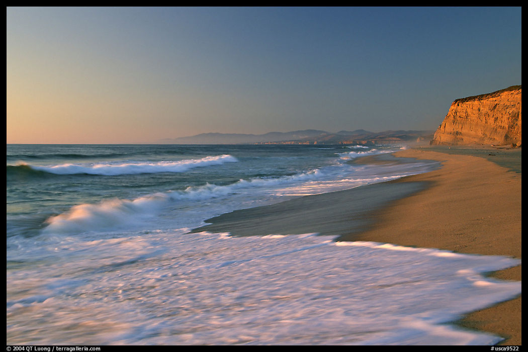 San Gregorio State Beach, sunset. San Mateo County, California, USA