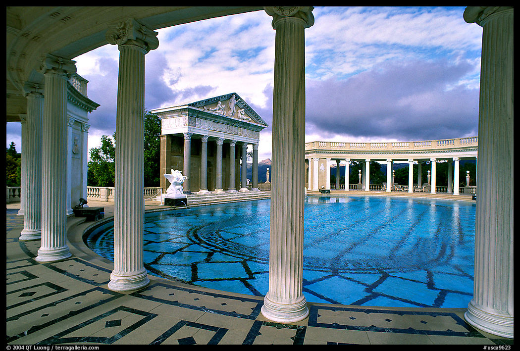 [restricted use] Neptune Pool at Hearst Castle. California, USA