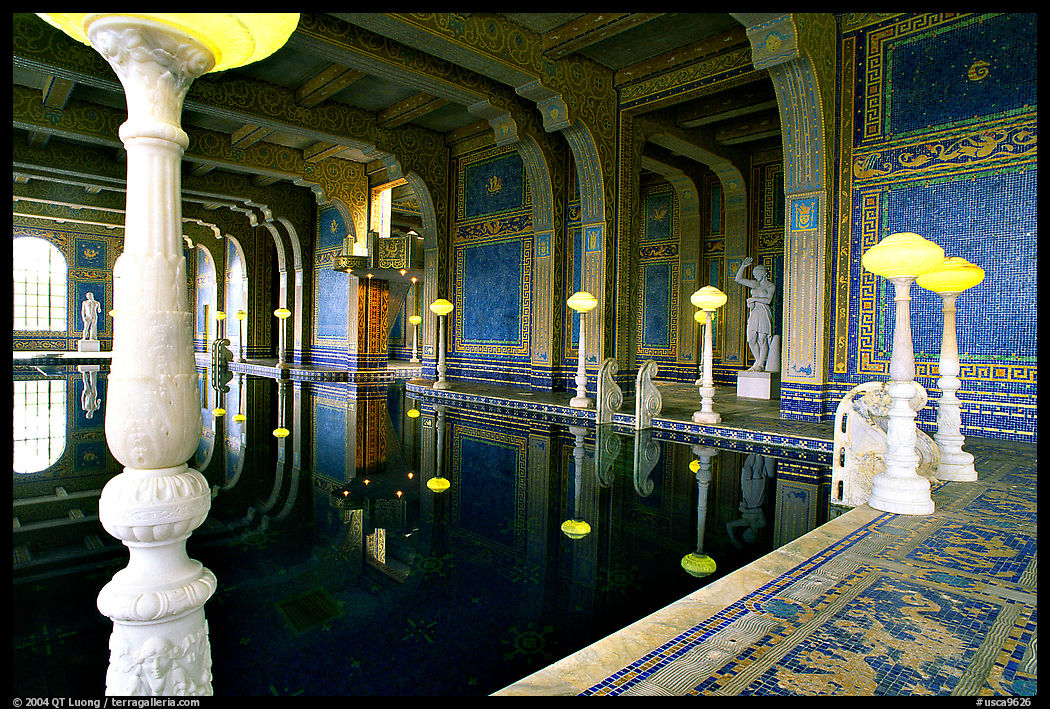 [restricted use] Roman  Pool at Hearst Castle. California, USA